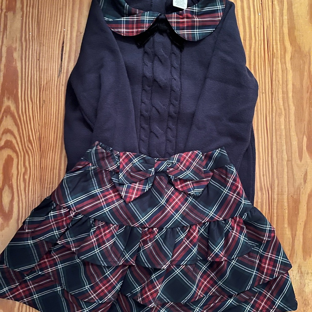 Gymboree Red and Blue Plaid Dress